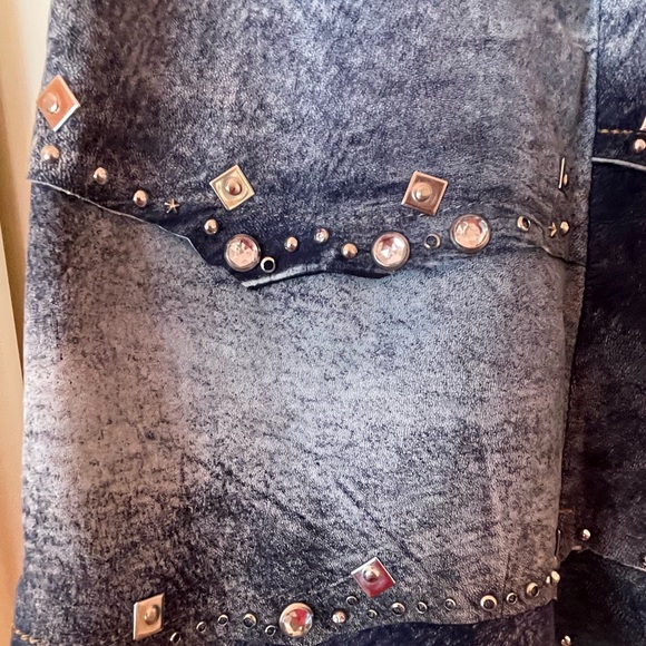 Zerbini Leather Mini Skirt - Picture 5 of 8